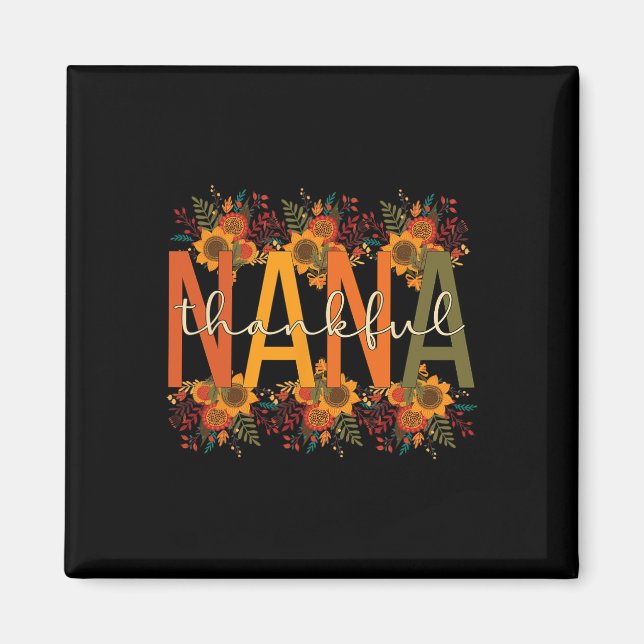 Aimant Merci Nana Grand-Mère Thanksgiving Nana Grandm (Devant)