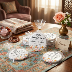Aimant Merci nikah faveur de mariage musulman floral