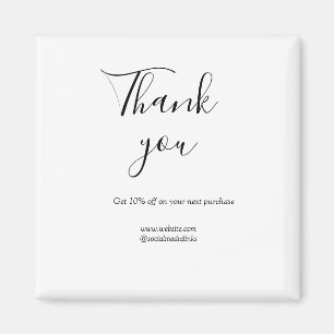 Aimant Merci pour le code de réduction de commande site s