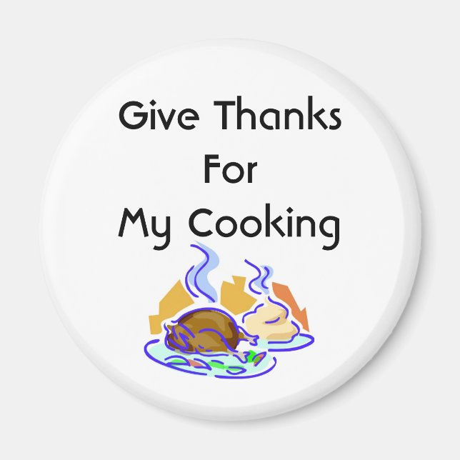 Aimant Merci Pour Ma Cuisine (Devant)