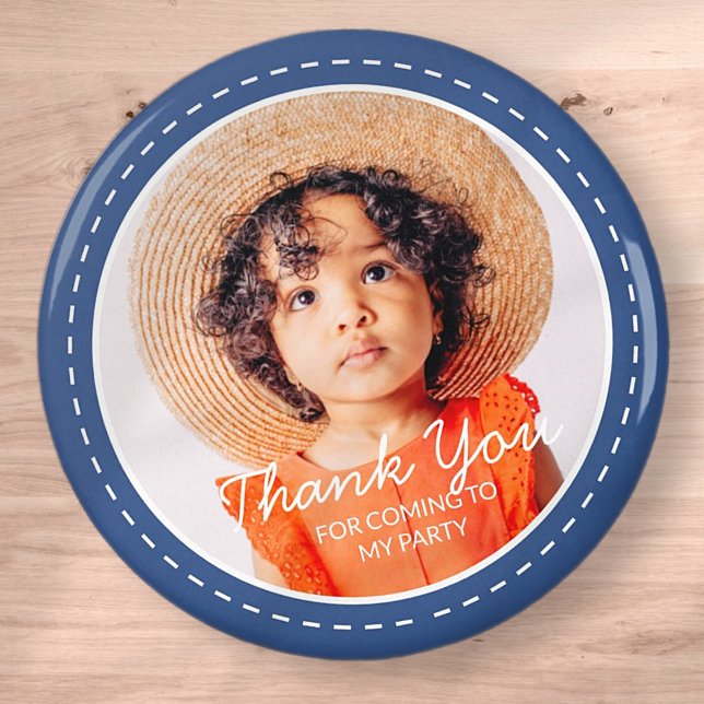 Aimant Merci Pour Venir Préppy Moderne Photo Personnalisé (Créateur téléchargé)