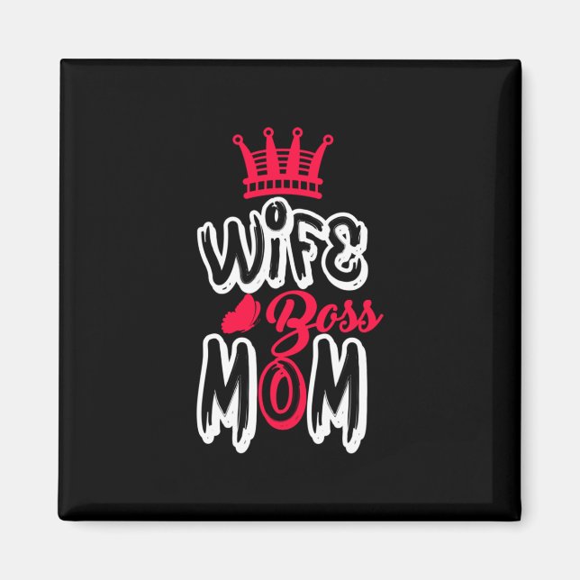 Aimant Mère Art Femme Chef Maman (Devant)