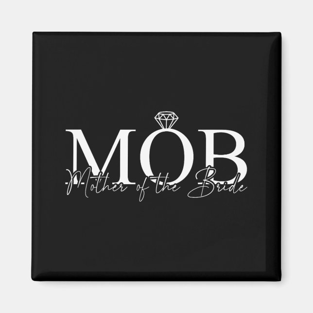 Aimant Mère De La Mariée Mob Mariage Maman Mama Mignonne  (Devant)