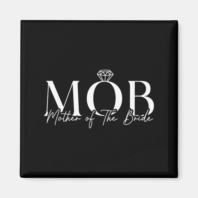 Aimant Mère de la mariée Mob Mariage Maman Maman Mignonne (Devant)