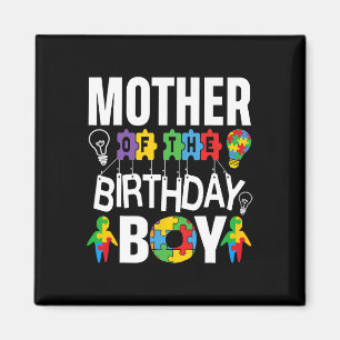 Aimant Mère De L'Anniversaire Garçon Autisme Maman
