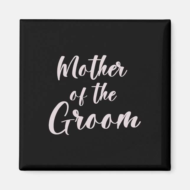 Aimant Mère Du Groom Tee Équipe Mariage De Groom Maman (Devant)