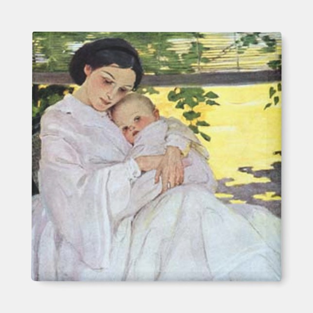 Aimant Mère et bébé (Devant)