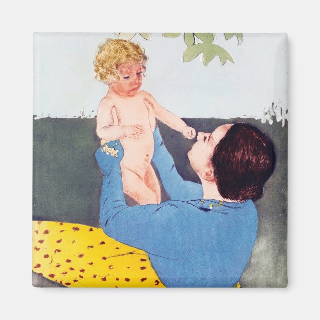 Aimant Mère et enfant, Mary Cassatt (Devant)