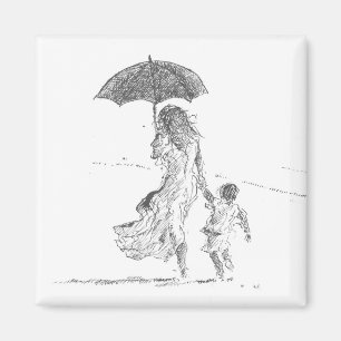 Aimant Mère et enfant Sri Lanka