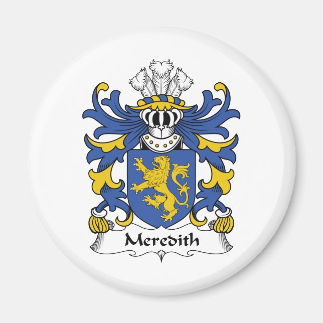 Aimant Meredith Family Crest (Devant)