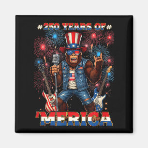Aimant merica 4 juillet aigle 250 anniversaire États-Unis