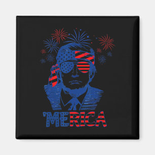 Aimant Merica Trump 4 juillet heureux Trump Drapeau améri