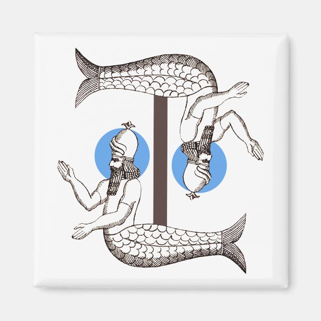 Aimant Mermaid, homme empereur Triton (Devant)