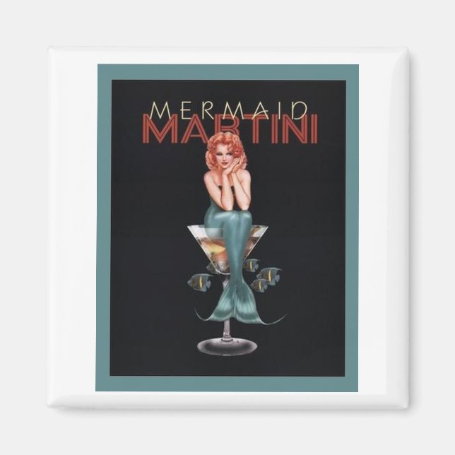 Aimant Mermaid Martini (Devant)
