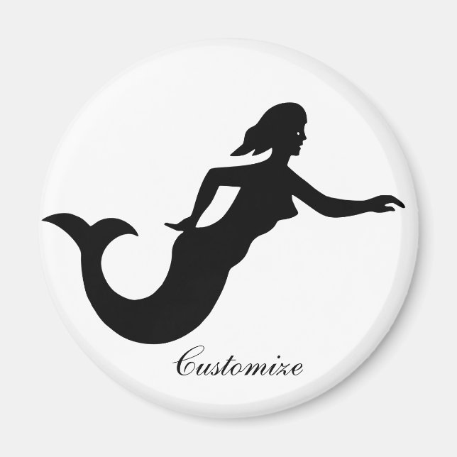 Aimant Mermaid Silhouette Thunder_Cove (Devant)