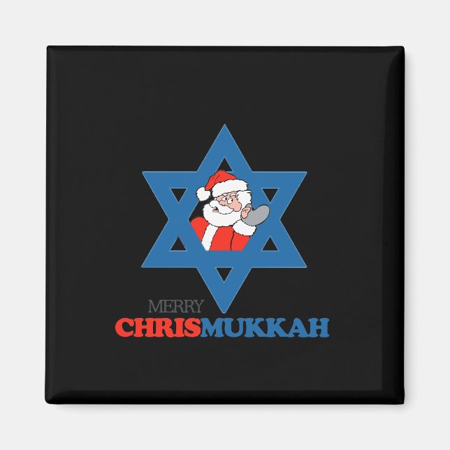 Aimant Merry Chrismukkah - (Devant)