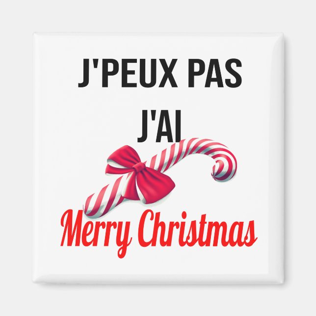 Aimant Merry Christmas (Devant)
