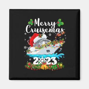 Aimant Merry Cruisemas 2023 Noël Père Noël Reindeer Crui
