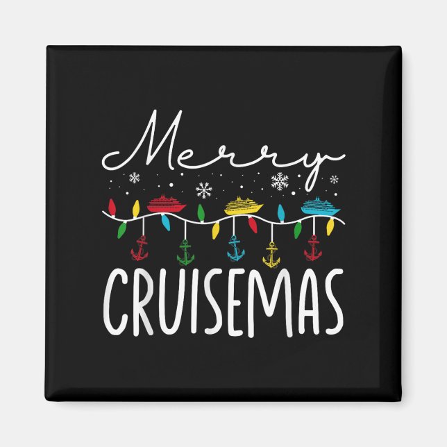 Aimant Merry Cruisemas Christmas Family Cruisin Funny Cru (Devant)