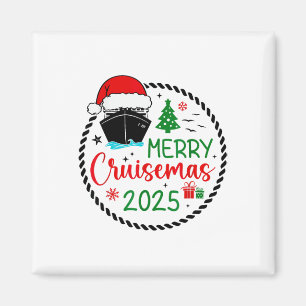 Aimant Merry Cruisemas Santa Hat Cruise Ship Christmas Cr