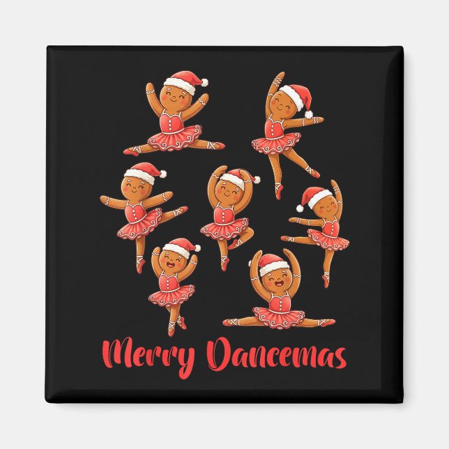 Aimant Merry Dancemas Ballet Dancer Gingerbread Teacher C (Devant)