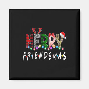 Aimant Merry Friendsmas Amis Noël Correspondant Xmas G
