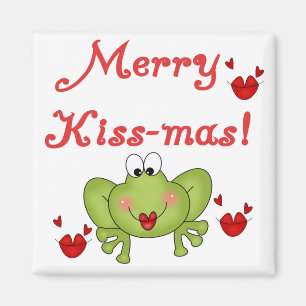 Aimant Merry Kiss-Mas T-shirts et cadeaux