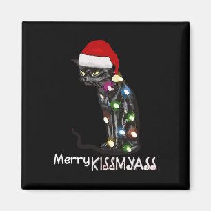 Aimant Merry Kissmy Fun Chat Fun Feux Christmas Lights 3