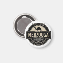 Merzouga Sahara Randonnée à Chameau Badge Vintage