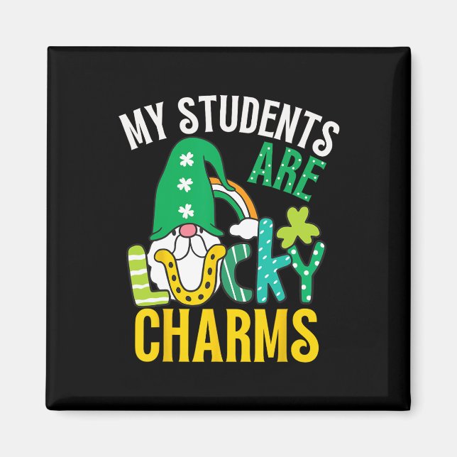 Aimant Mes élèves sont mes charmes porte-bonheur Professe (Devant)