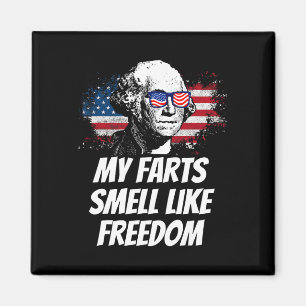 Aimant Mes farts sentent la liberté drôle 4 juillet Georg