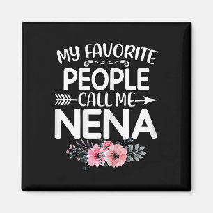 Aimant Mes Gens Favoris M'Appelent Nena Mignonne Rose Flo