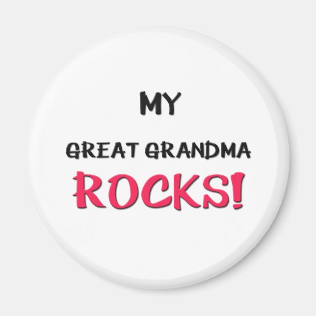 Aimant Mes Grandma Rocks (Devant)