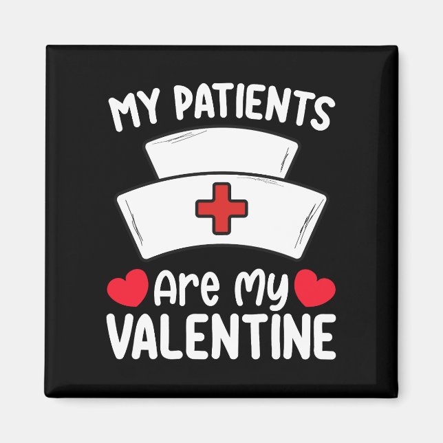 Aimant Mes patients sont mon amour d'infirmière de la Sai (Devant)