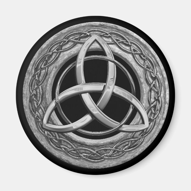 Aimant Metal Celtic Trinity Knot (Devant)