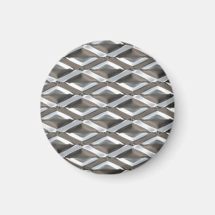 Aimant Métal plaqué par chrome en forme de diamant sans