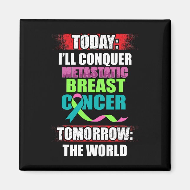 Aimant Metastatic Cancer du sein Sensibilisation Beat War (Devant)