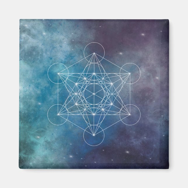 Aimant Métatron, chakra, zen, géométrie sacrée, ange (Devant)