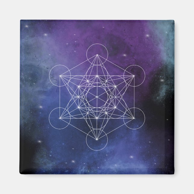 Aimant Métatron, chakra, zen, géométrie sacrée, géométrie (Devant)