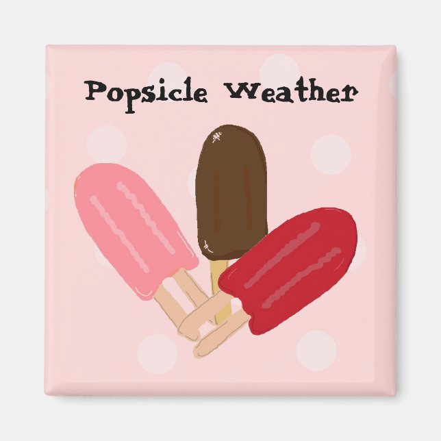 Aimant Météo à Popsicle (Devant)