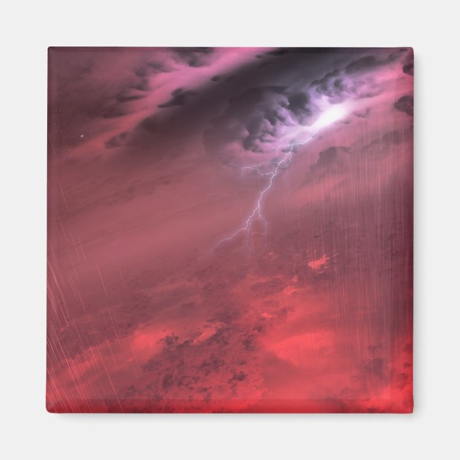 Aimant Météo Sur Une Étoile Naine Brown. (Devant)