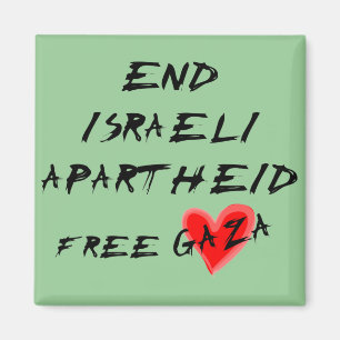 Aimant Mettre fin à l'apartheid israélien Libérer Gaza