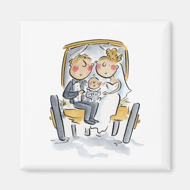 Aimant Mettre la charrue avant les bœufs (Devant)