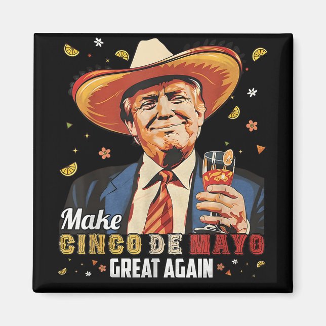 Aimant Mexicain Rendre Fantastique Cinco De Mayo (Devant)