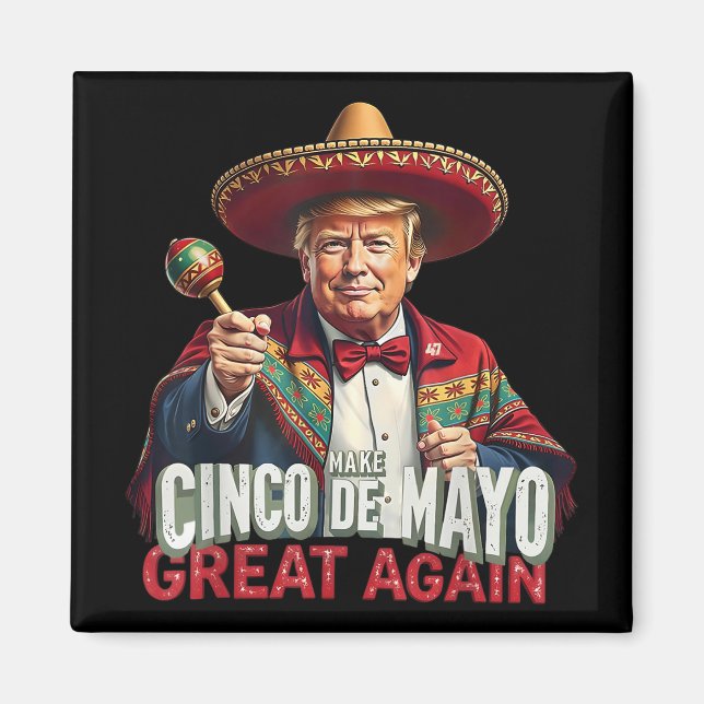 Aimant Mexicain Rendre Fantastique Cinco De Mayo (Devant)