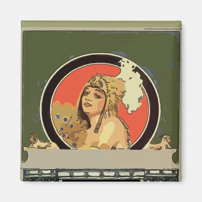 Aimant Mexican Cleopatra Tile nom ajouter (Devant)