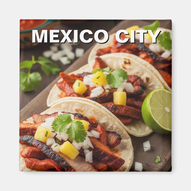 Aimant Mexico Tacos al pastor (Devant)