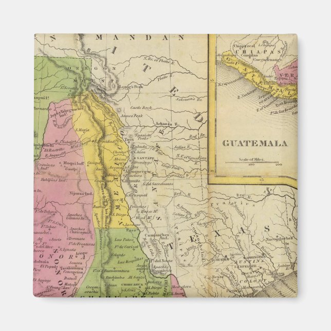 Aimant Mexique et Guatemala 2 (Devant)