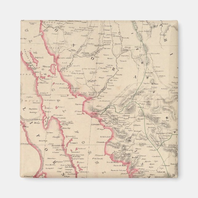 Aimant Mexique, États du Nord-Ouest (Devant)