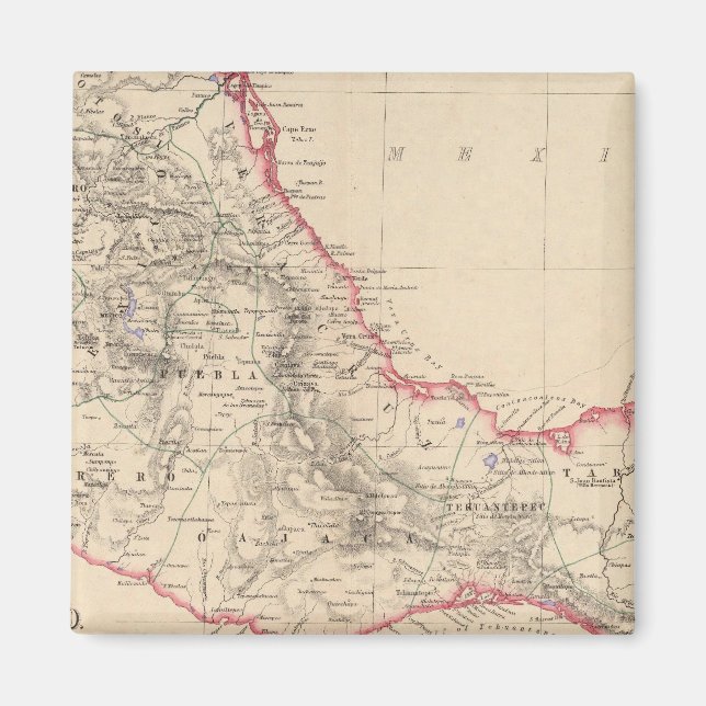 Aimant Mexique États du sud (Devant)